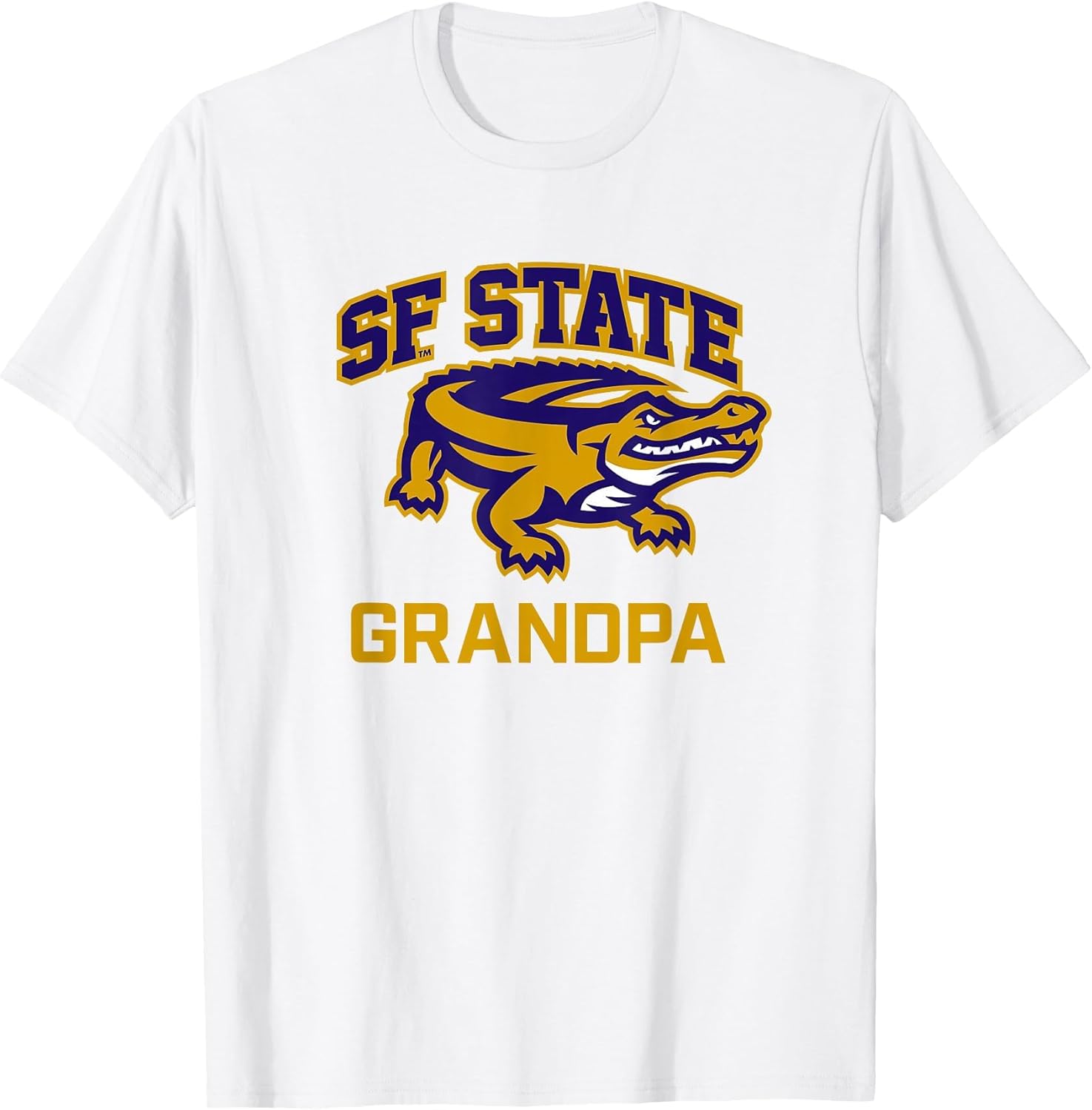 San Francisco State SFSU Gators Arched Grandpa