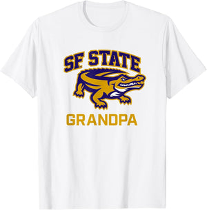 San Francisco State SFSU Gators Arched Grandpa