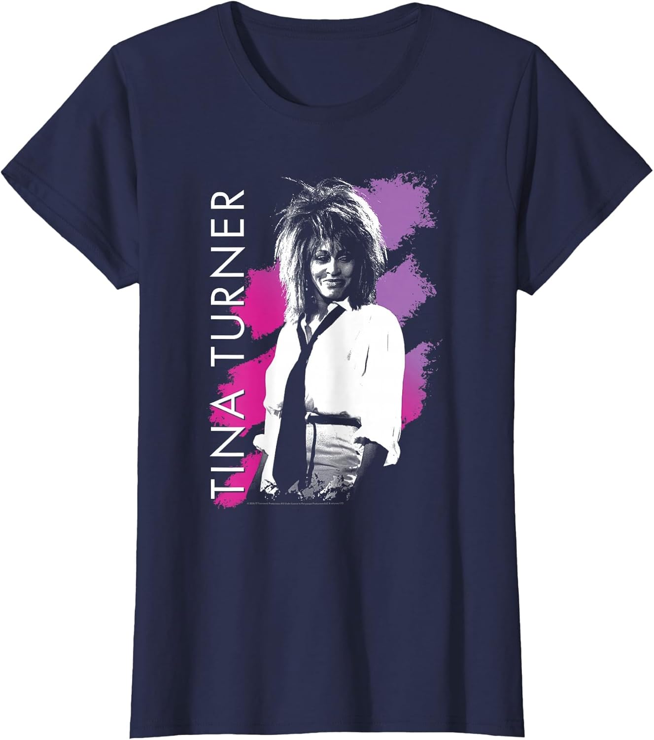 Tina Turner Purple Stripes