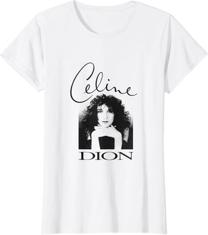 Official Celine Dion Black and White Photo