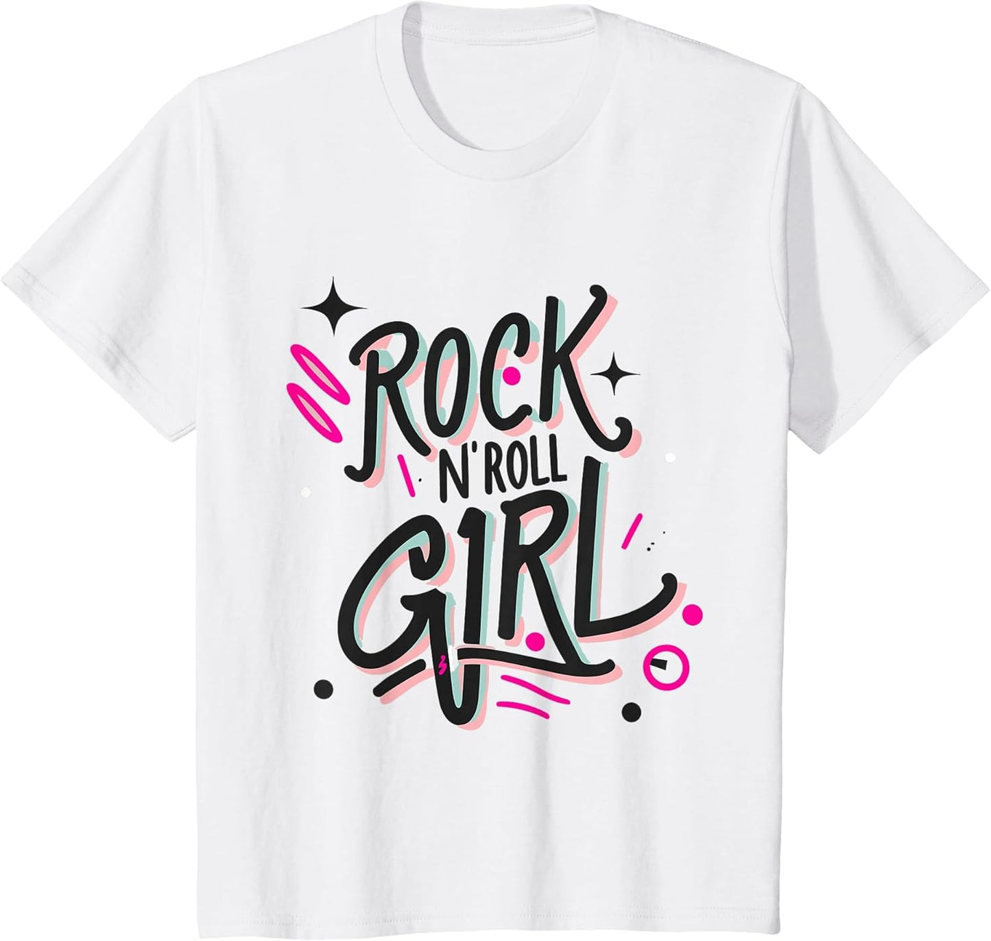Halloween Rock N Roll Girl Retro Costume Graffiti