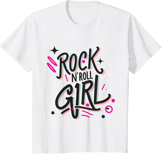 Halloween Rock N Roll Girl Retro Costume Graffiti