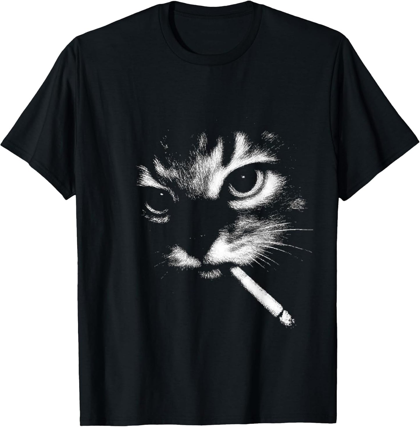 Cat Smoking Cigarette Funny Meme for Kitten Lovers