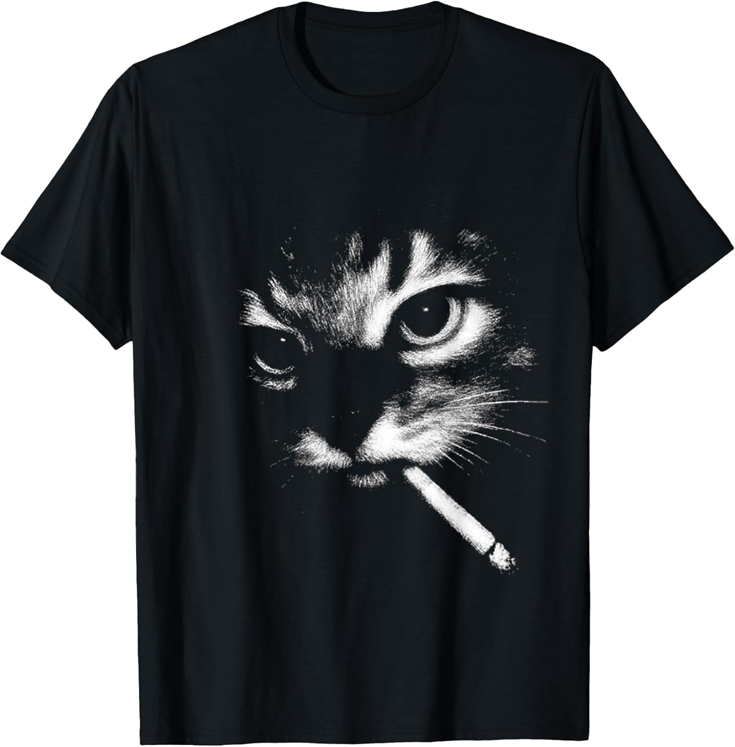 Cat Smoking Cigarette Funny Meme for Kitten Lovers