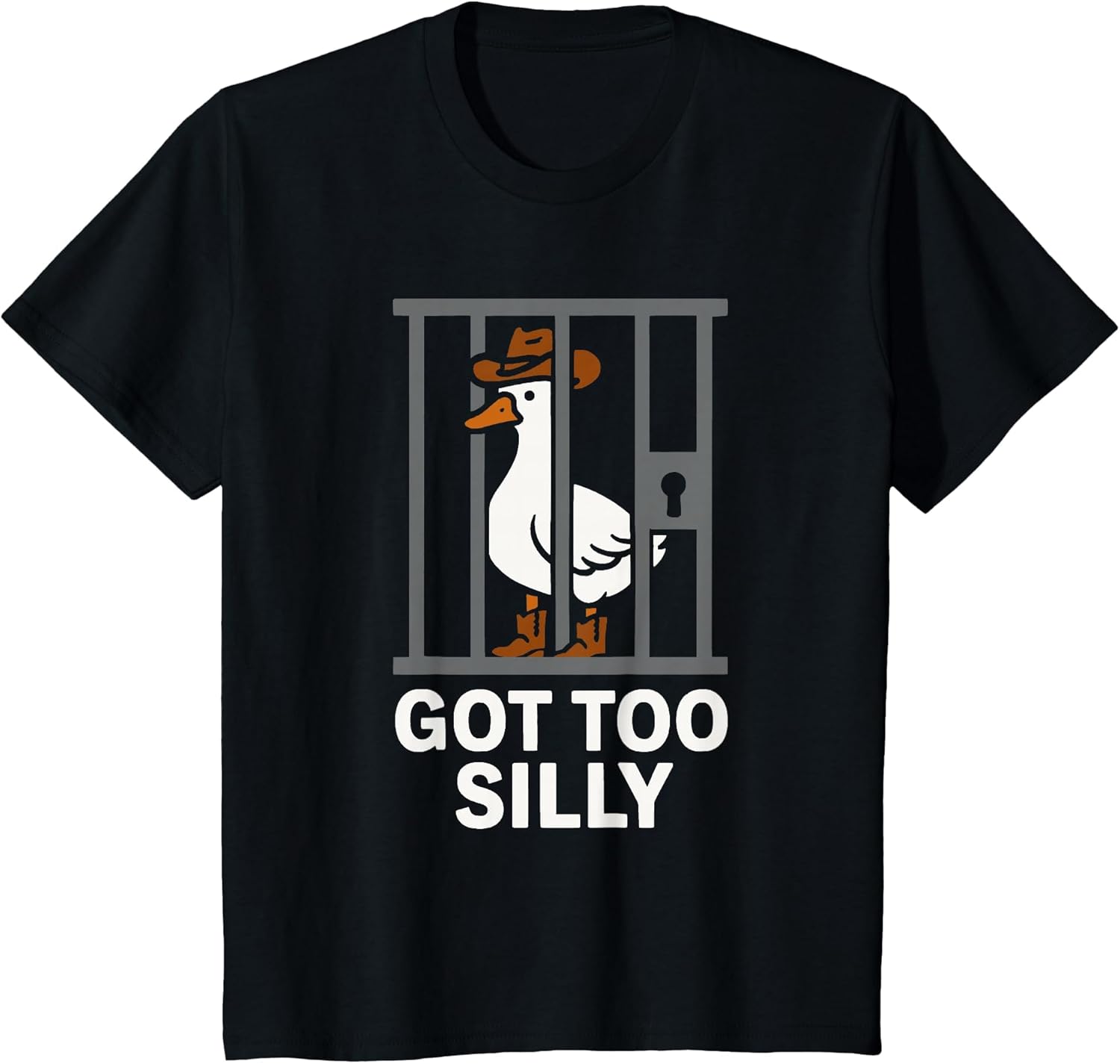 Got Too Silly Cowboy Goose Funny Meme Design
