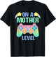 Funny Mothers Day On A Mother Level Gamer Mom Retro Gaming
