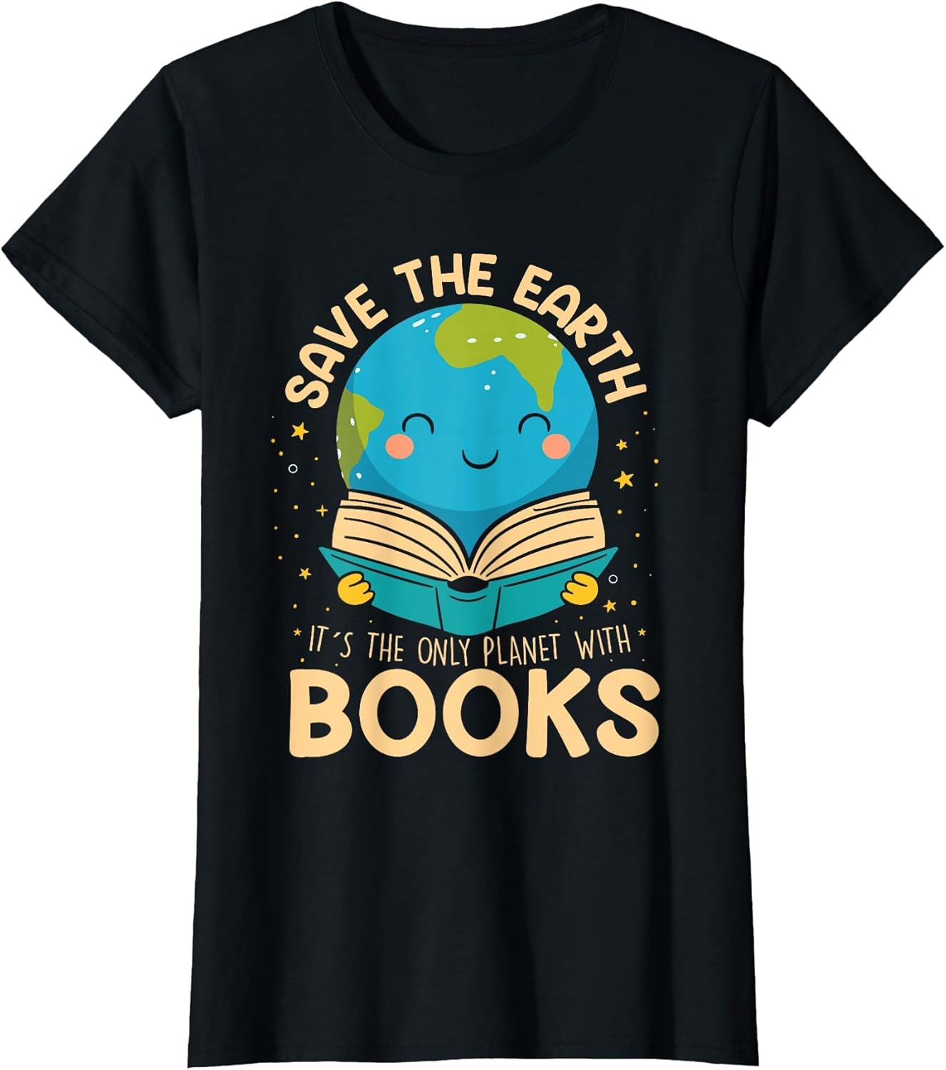 Save Earth It´s Only Planet with Books Reader Earth Day