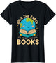 Save Earth It´s Only Planet with Books Reader Earth Day