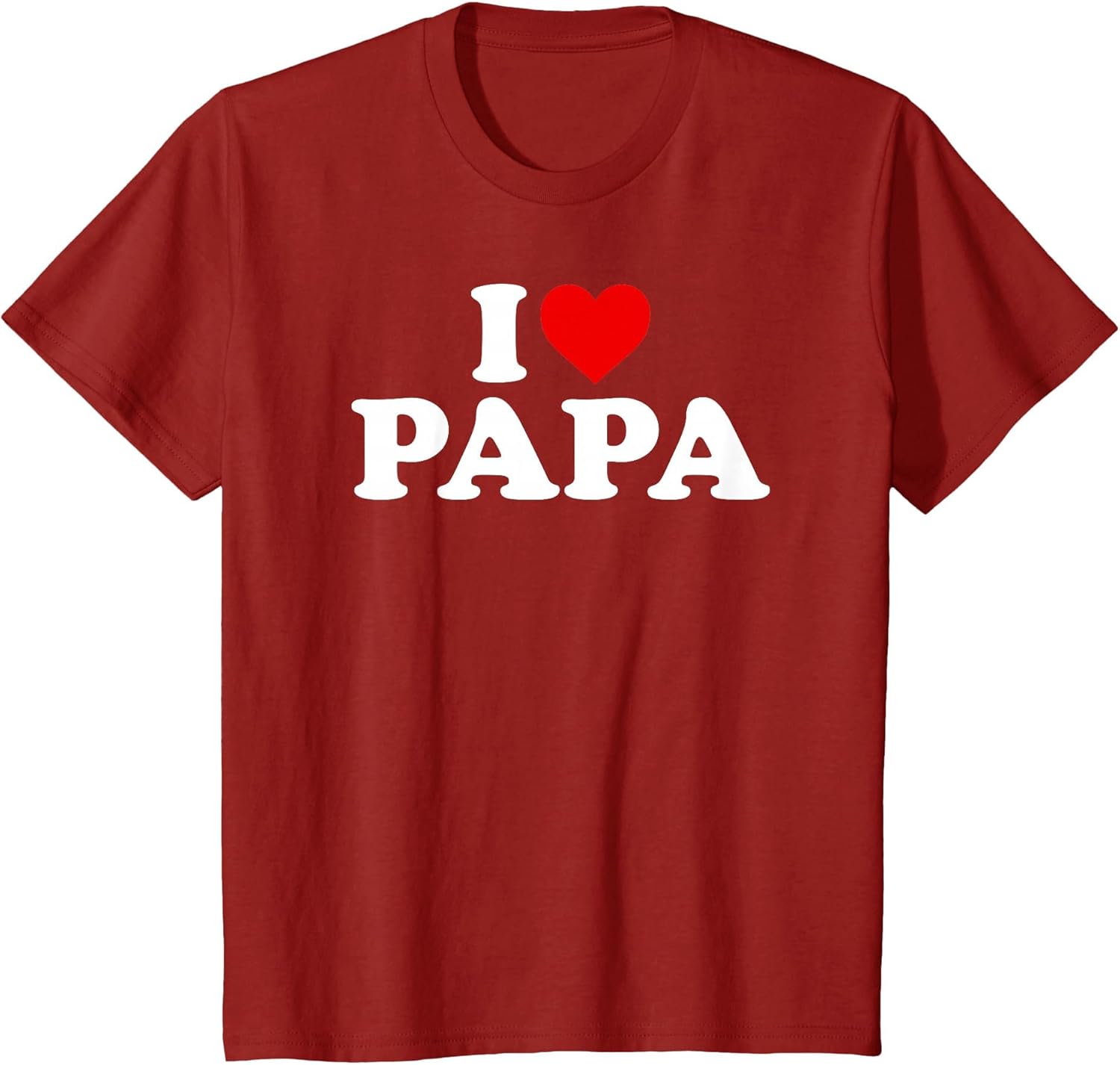 I Love Papa Shirt for Boy Girl Toddler Children Youth