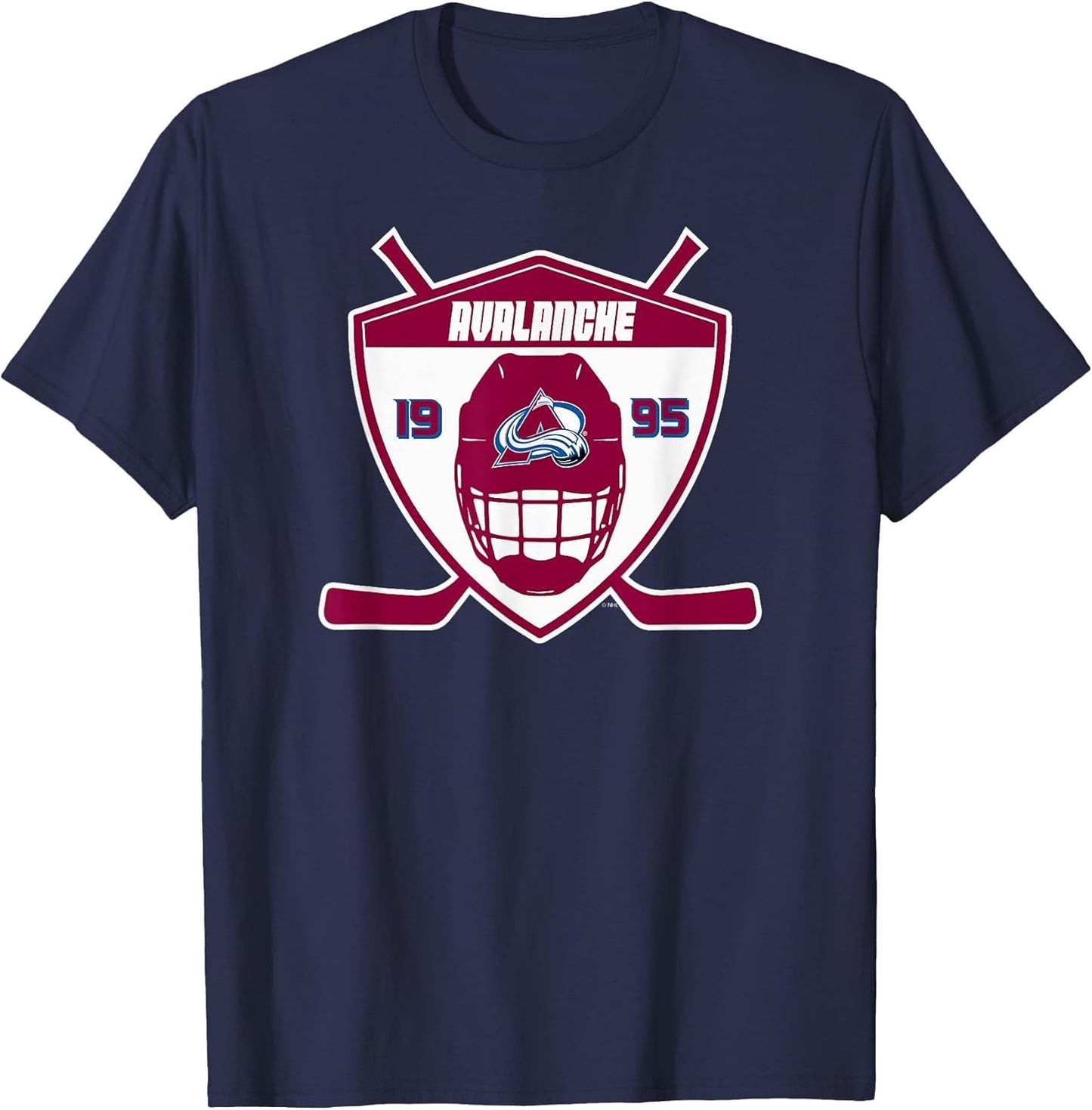 Colorado Avalanche Shield Navy Blue Officially Licensed
