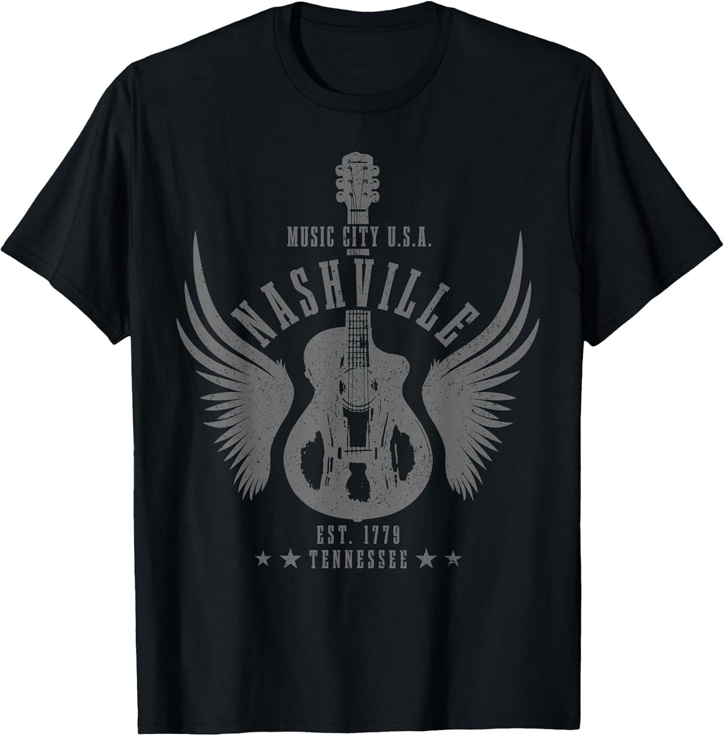 Nashville Guitar TN Tennessee Country Music City Vintage