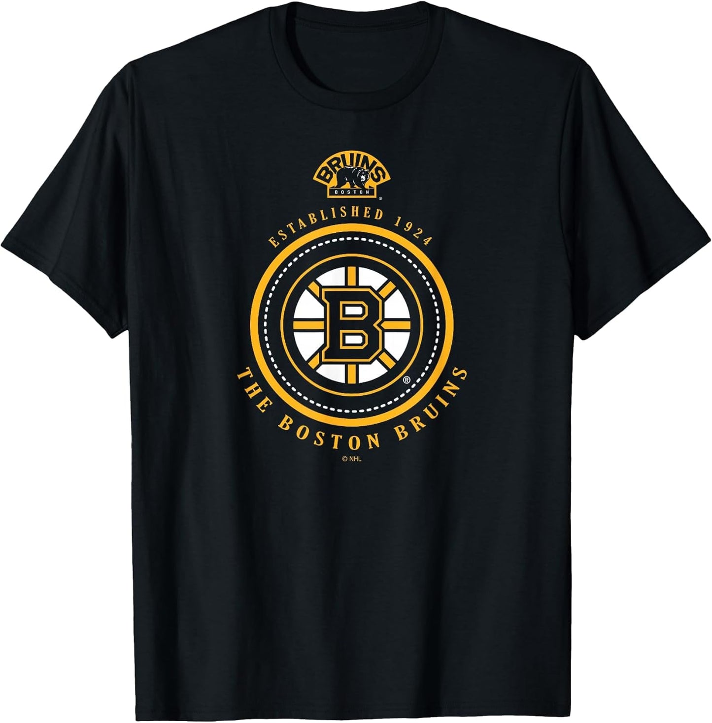 Boston Bruins Est 1924 Black Officially Licensed