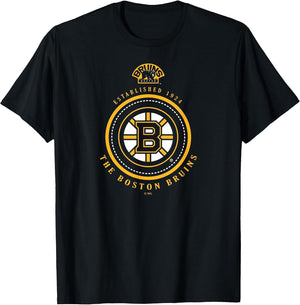 Boston Bruins Est 1924 Black Officially Licensed