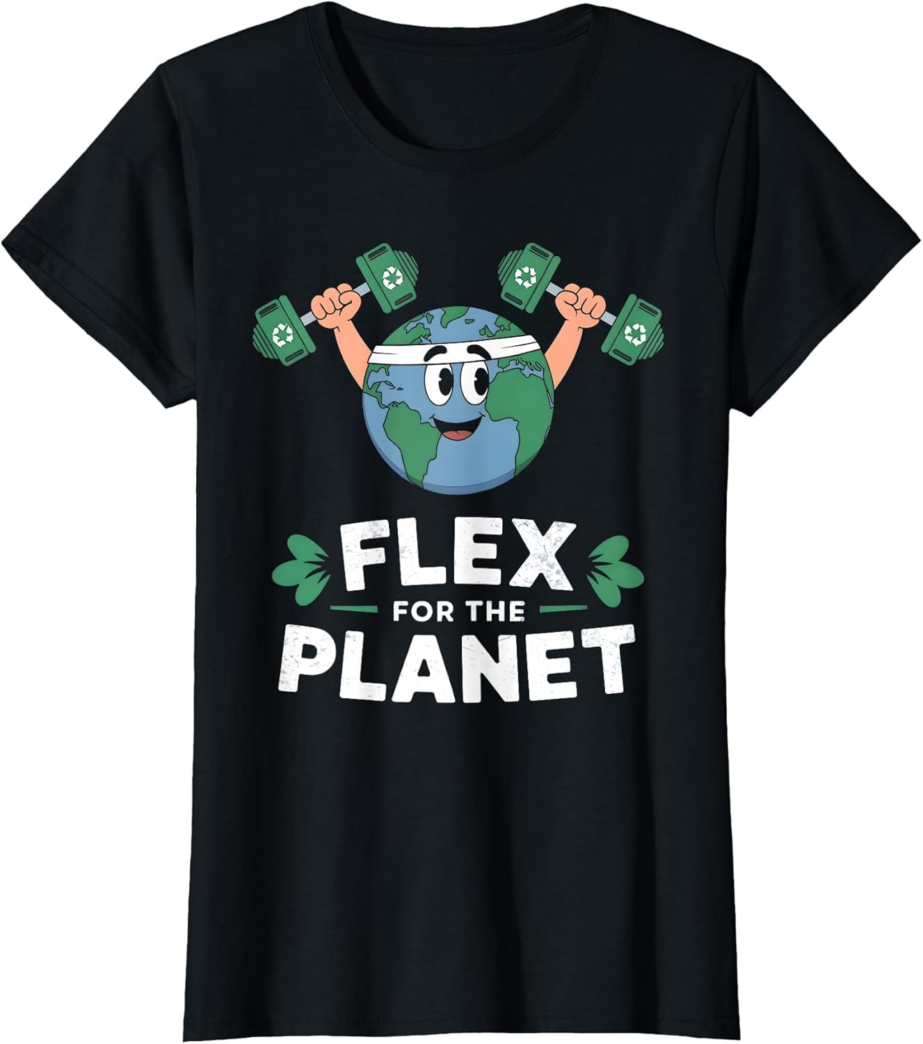 Flex for The Planet Funny Fitness Gym Eco-Friendly Earth Day