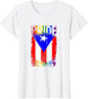 Puerto Rico Rican Gay Pride Flag LGBTQ Boricua Distressed