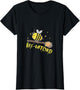 Bee Witched Halloween Scary Cute Funny Bee Witch Broomstick