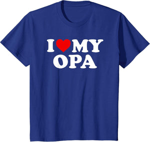 I Love My Opa Design: Toddler, Boy, Girl, Youth, Baby