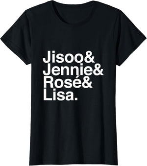 Jisoo, Jennie, Rosé, and Lisa