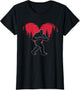 Funny Bigfoot in Love Heart Happy Valentine's Day