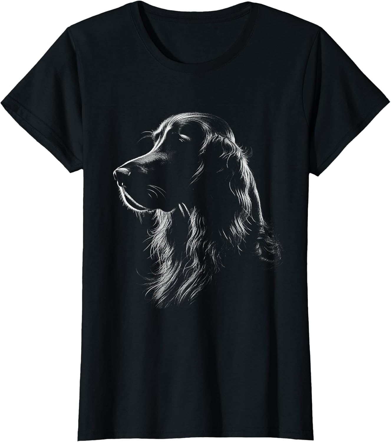 Irish Setter Dog Face Art Design
