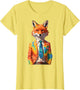 Mr. Fox in a tie dye Suit