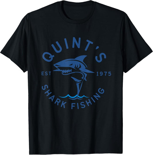 Vintage Quint's Shark Fishing 1975 Retro