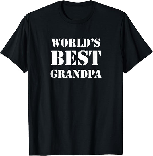 World's Best Grandpa T Shirt