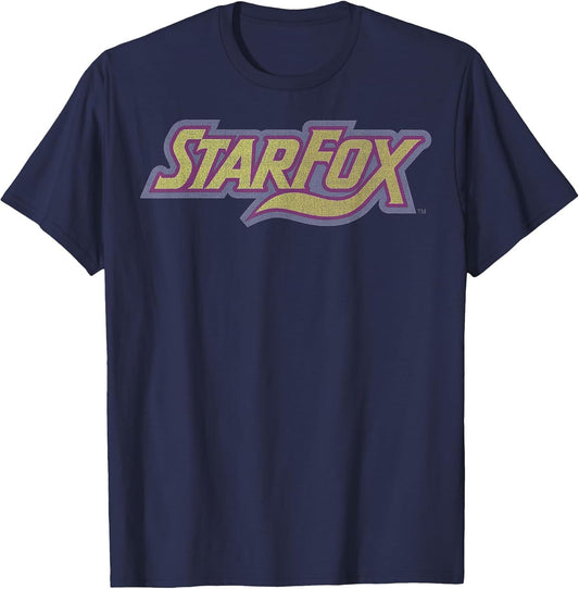 Star Fox Vintage Distressed Game Logo Graphic