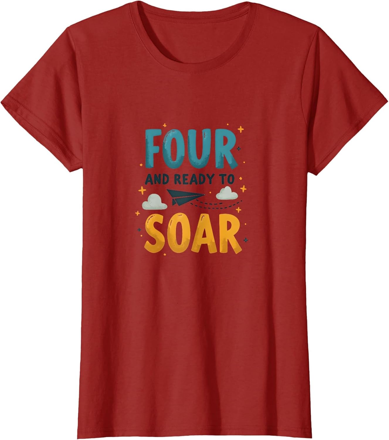 Four and Ready to Soar 4th Birthday Design