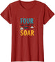 Four and Ready to Soar 4th Birthday Design