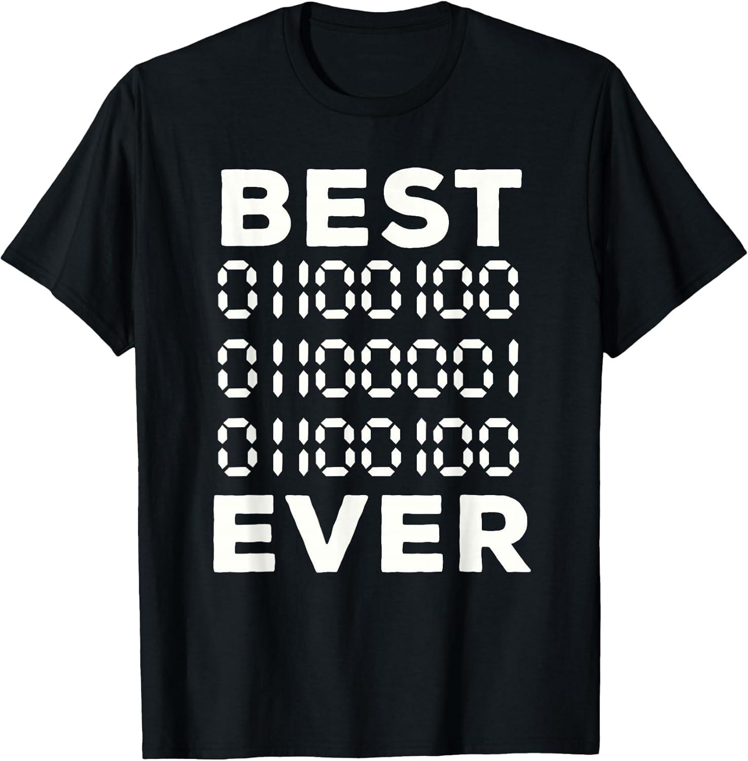Best Dad Ever in Binary Code Computer Geek Funny Fathers Day