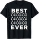 Best Dad Ever in Binary Code Computer Geek Funny Fathers Day