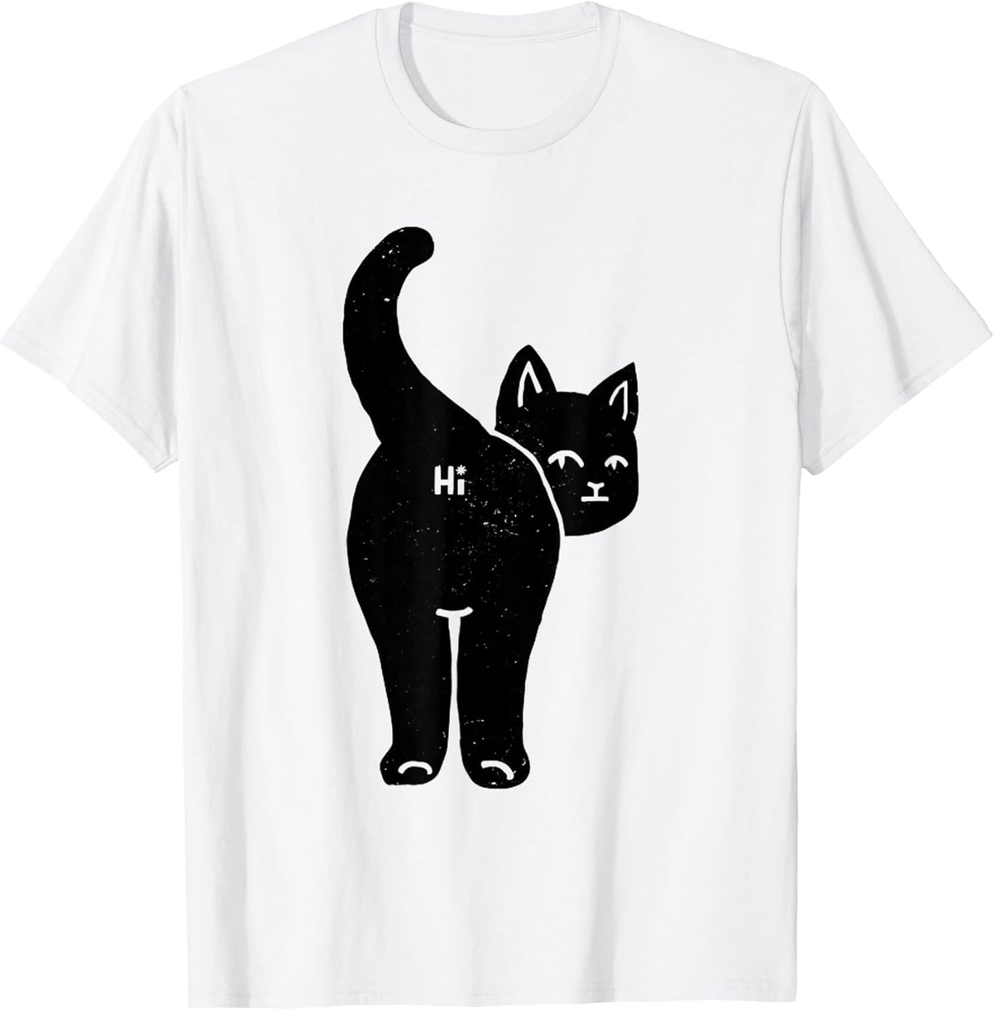 Hello Cat Butt Funny Black Cats