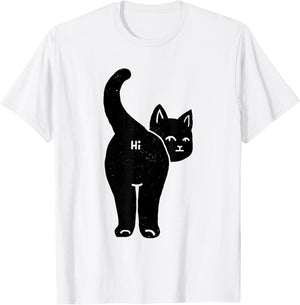 Hello Cat Butt Funny Black Cats