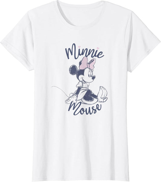 Disney Minnie Mouse Pencil Sketch Pretty Portrait
