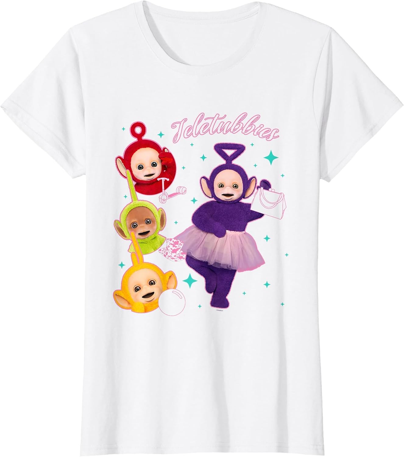 Teletubbies Tinky Winky & Group Sparkle 90's Icon