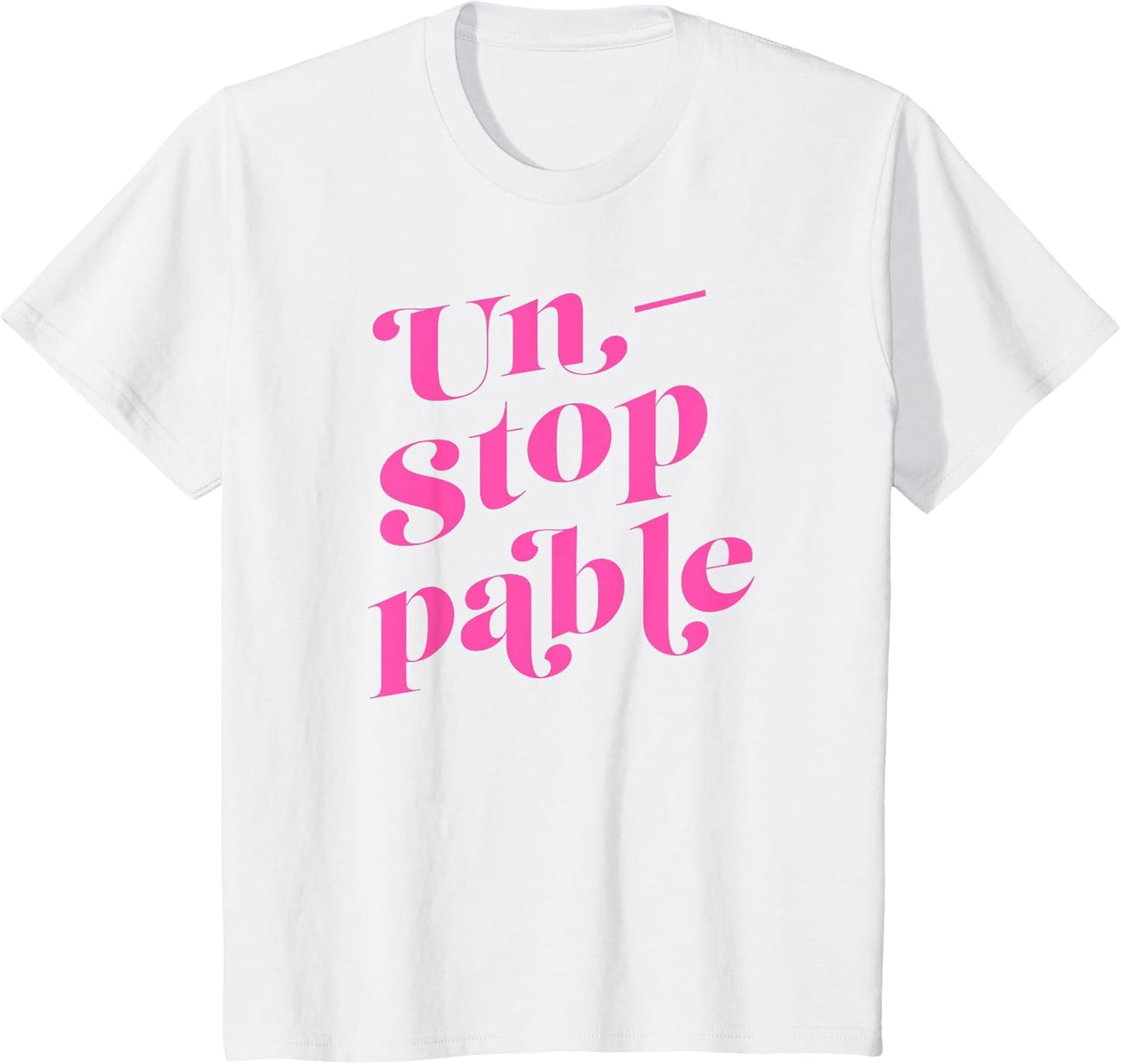 Unstoppable Text Stack Logo