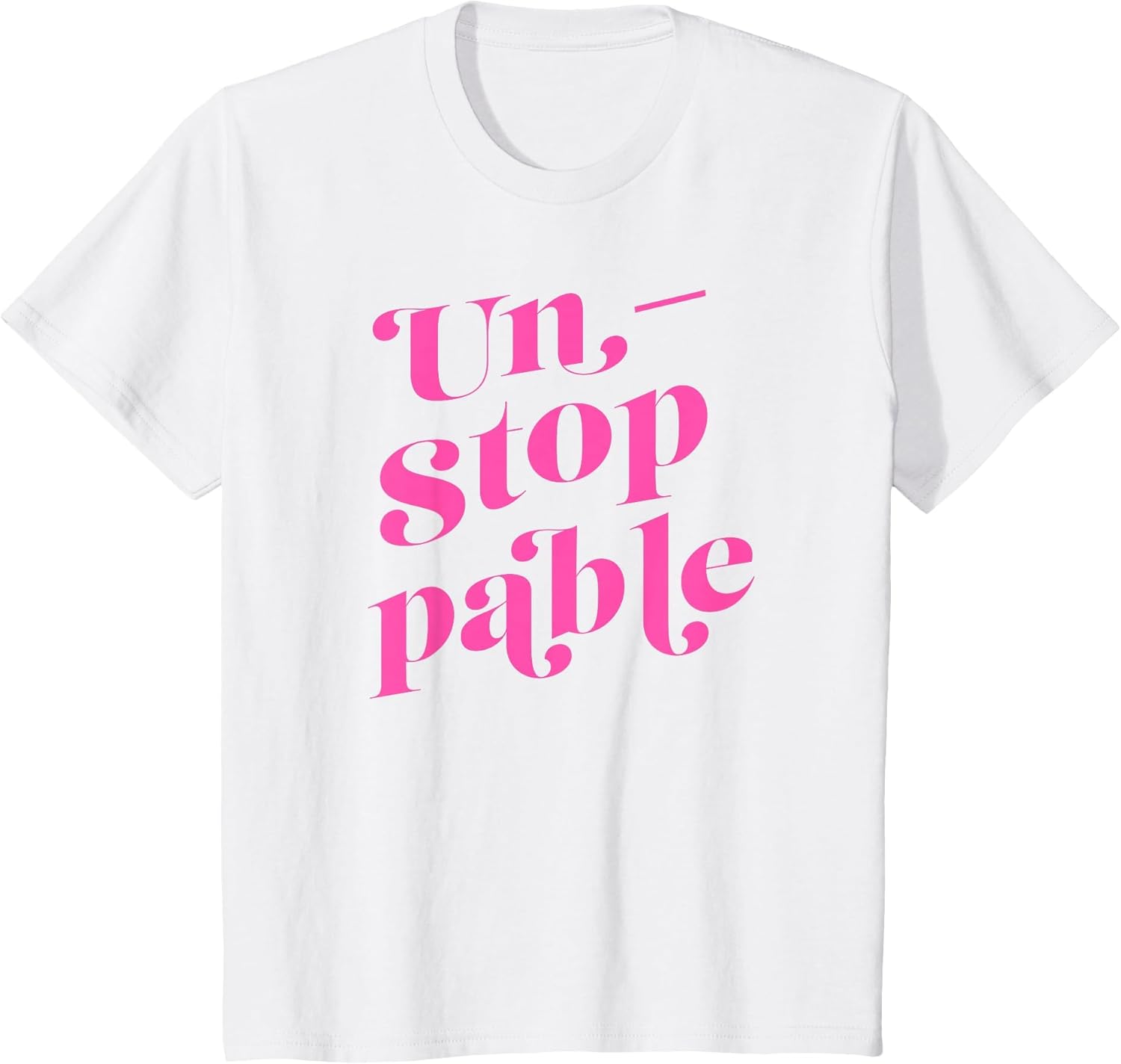 Unstoppable Text Stack Logo