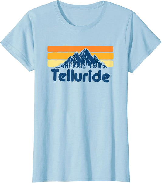 Telluride Colorado Retro Vintage Mountains 80s Vibe