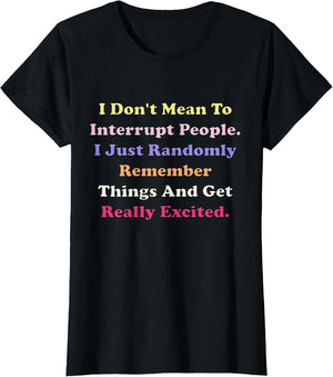 Funny ADHD Interruption Saying