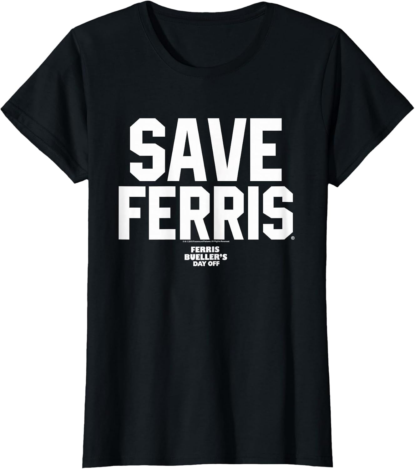 Ferris Bueller White Save Ferris