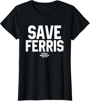 Ferris Bueller White Save Ferris