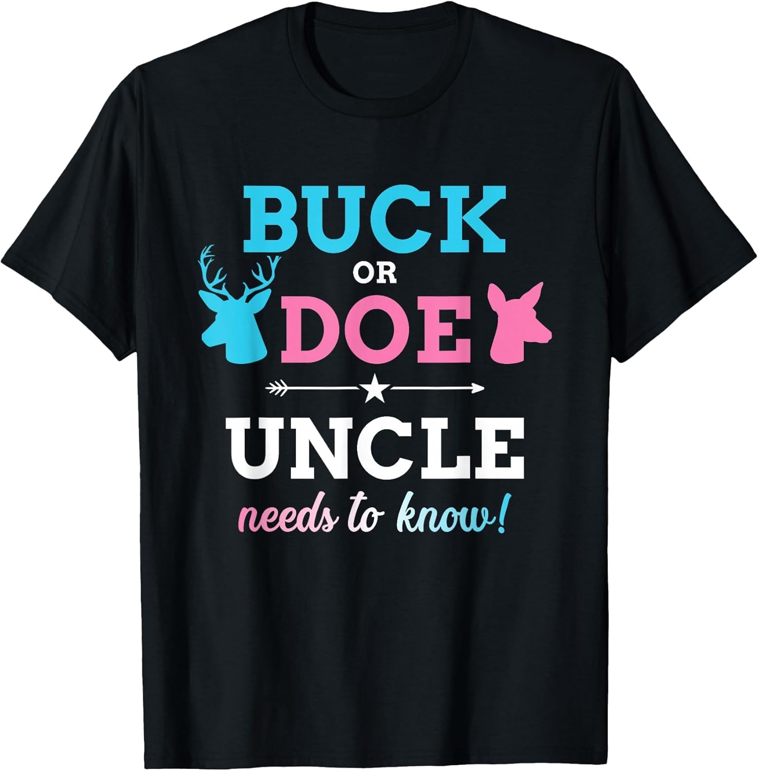 Gender Reveal Buck or doe Uncle Matching Baby Party