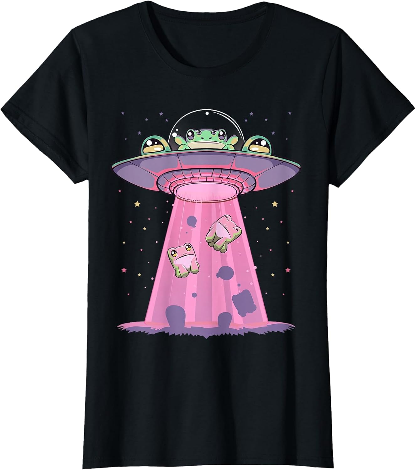 Kawaii Frogs UFO Aliens Frog