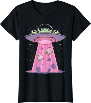 Kawaii Frogs UFO Aliens Frog
