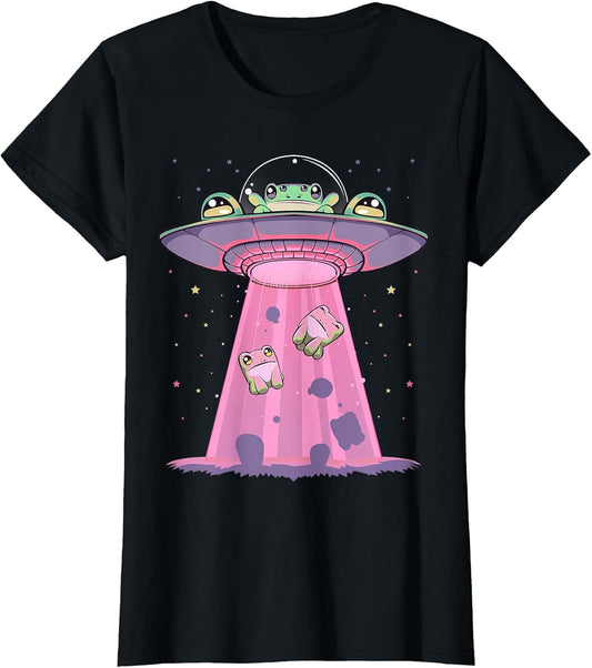 Kawaii Frogs UFO Aliens Frog