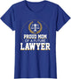 Proud Mom of A Future Lawyer Cool Design Lawyer Shirt