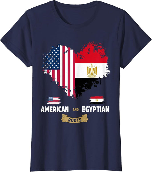 Egypt USA Roots Idea for Kids American Egyptian Flag Themed