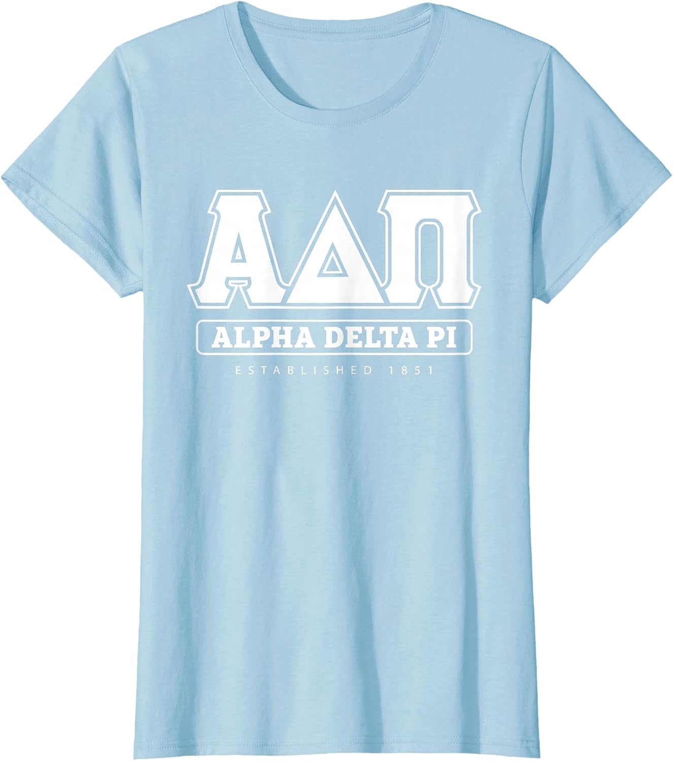 Alpha Delta Pi Officially Licensed Bar Lettered - White