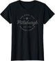 Vintage Pittsburgh Circle Logo Men Retro Throwback Souvenir